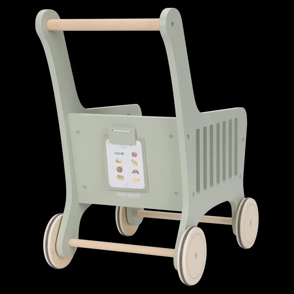 Little Dutch Carrito de la Compra FSC ·*Niños Cocinas De Madera Y Accesorios Juguete|Juguetes Waldorf