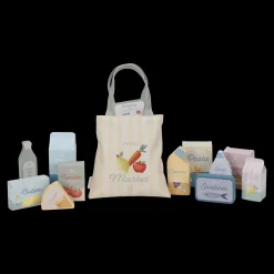 Little Dutch Carrito de la Compra FSC ·*Niños Cocinas De Madera Y Accesorios Juguete|Juguetes Waldorf