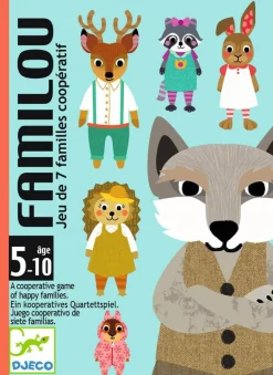 Djeco Cartas Familou ·*Niños Djeco|Juegos De Mesa De Viaje