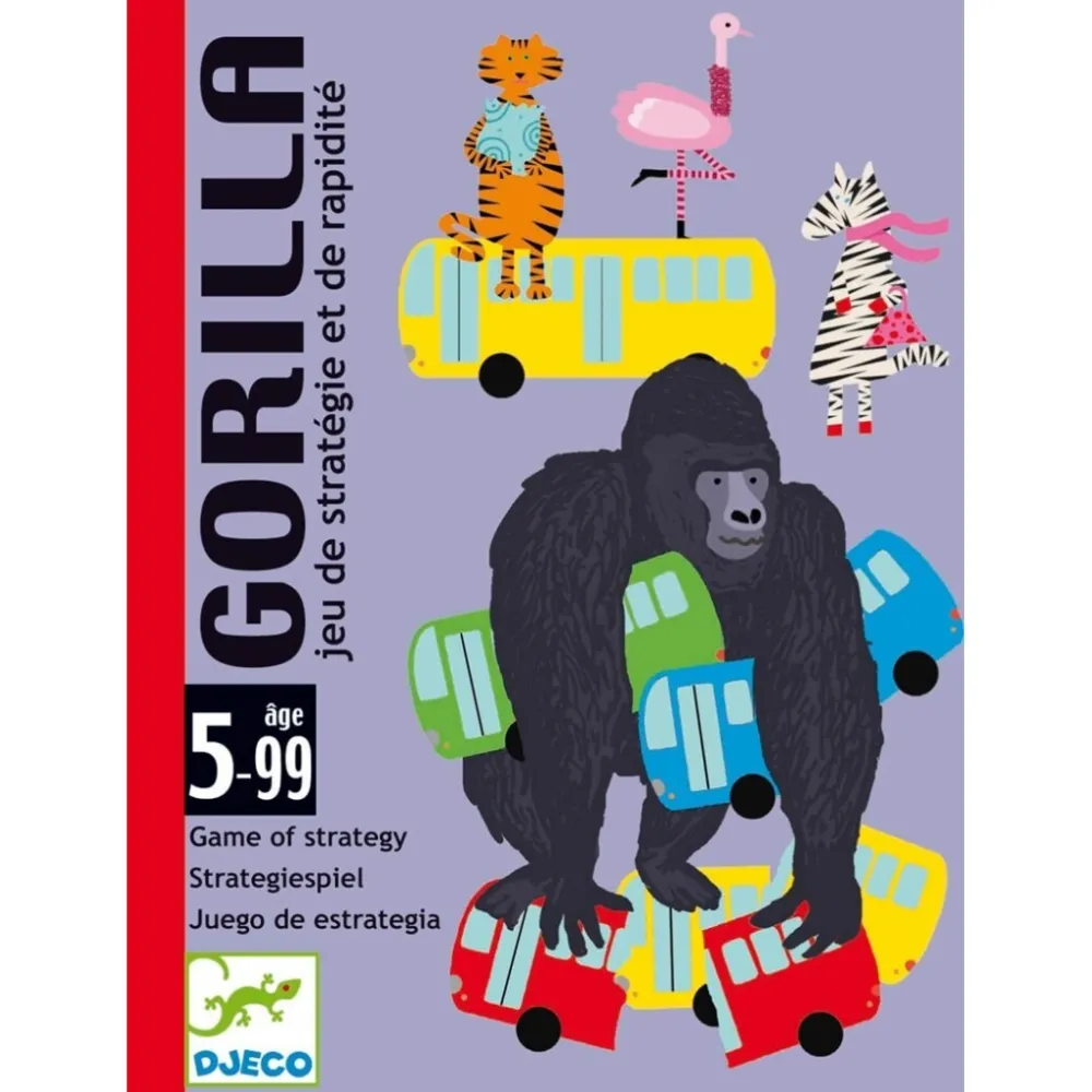 Djeco Cartas Gorila ·*Niños Djeco|Juegos De Mesa De Viaje
