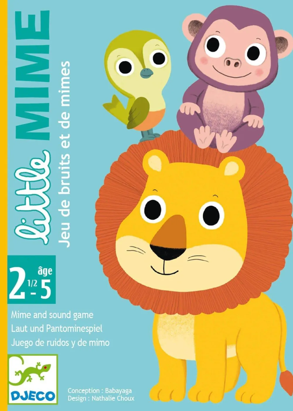 Djeco Cartas Little Mime ·*Niños Djeco|Juegos De Mesa De Viaje