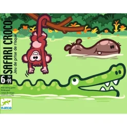 Djeco Cartas Safari Croco ·*Niños Djeco|Juegos De Mesa De Viaje