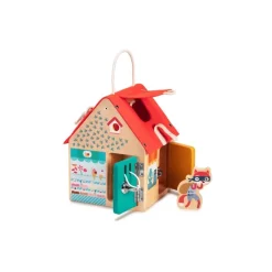 Lilliputiens Casa de Aprendizaje de Cierres*Niños Juguetes Waldorf|Juguetes Montessori