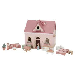 Little Dutch Casa de Muñecas Madera Portátil ·*Niños Casas De Muñecas|Juguetes Waldorf