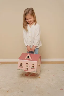 Little Dutch Casa de Muñecas Madera Portátil ·*Niños Casas De Muñecas|Juguetes Waldorf