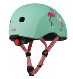 Micro Casco Flamenco*Niños Cascos De Bici Para Niños Y Niñas|Patinetes Infantiles
