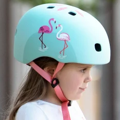 Micro Casco Flamenco*Niños Cascos De Bici Para Niños Y Niñas|Patinetes Infantiles