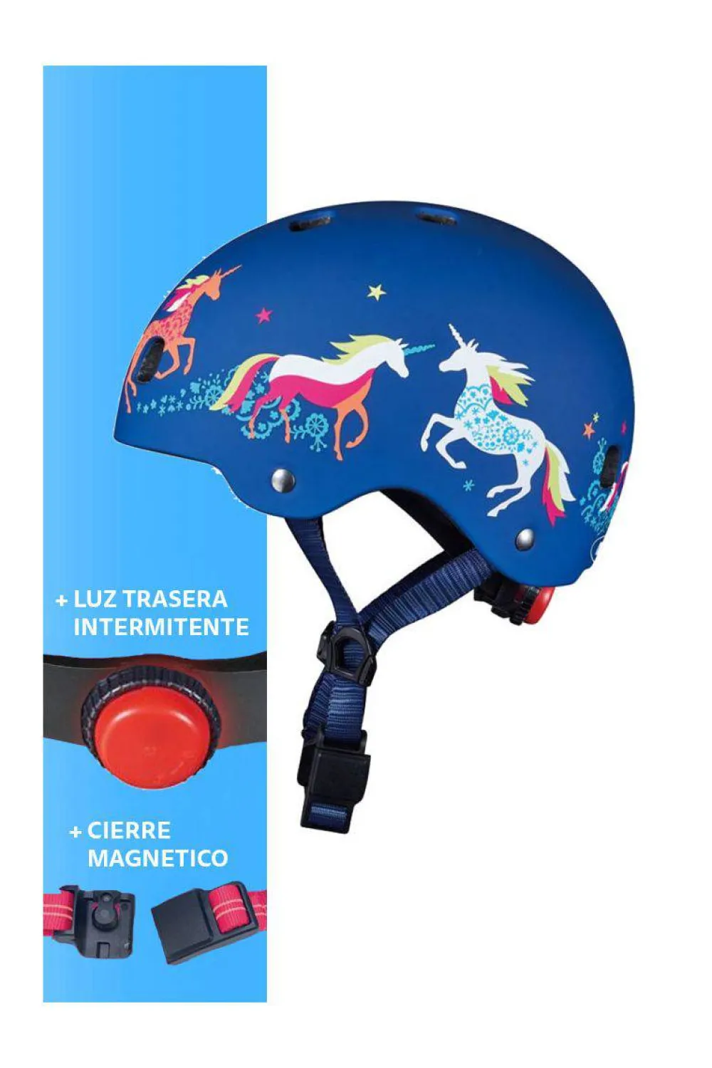 Micro Casco Unicornio V2*Niños Cascos De Bici Para Niños Y Niñas|Patinetes Infantiles
