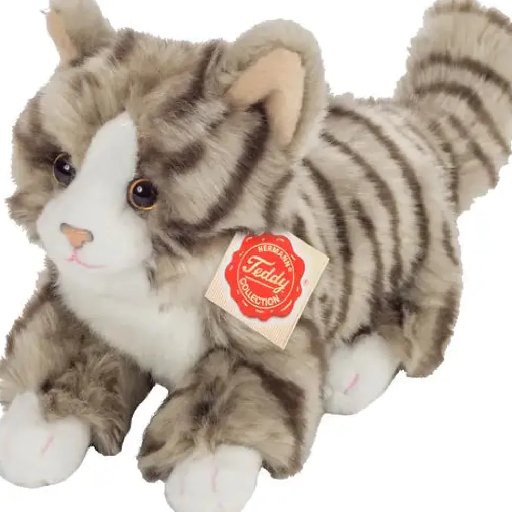 Hermann Teddy Cats 2 colores surtidos 18 cm ·*Niños Peluches