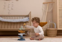 Little Dutch Circuito de bola Azul ·*Niños Juguetes Y Juegos Motricidad Fina|Juguetes Apilables