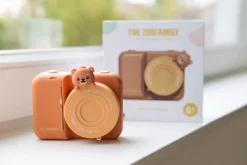 The Zoofamily Cámara Fotográfica instantánea Zoo Print Bear ·*Niños Cámaras Infantiles