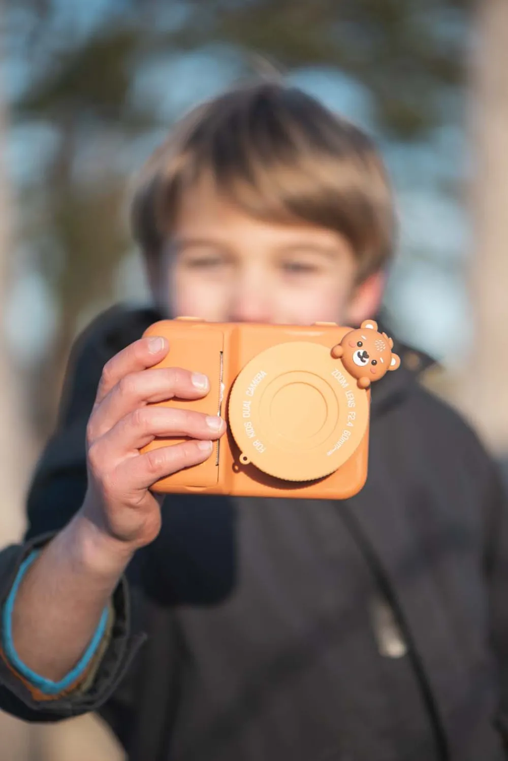 The Zoofamily Cámara Fotográfica instantánea Zoo Print Bear ·*Niños Cámaras Infantiles