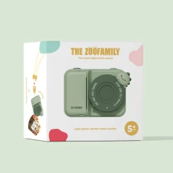 The Zoofamily Cámara Fotográfica instantánea Zoo Print Dino Green ·*Niños Cámaras Infantiles
