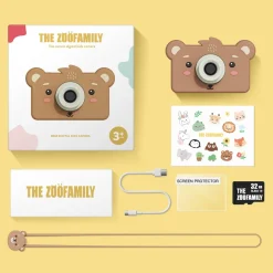 The Zoofamily Cámara Fotográfica Zoo Friends Bear ·*Niños Cámaras Infantiles