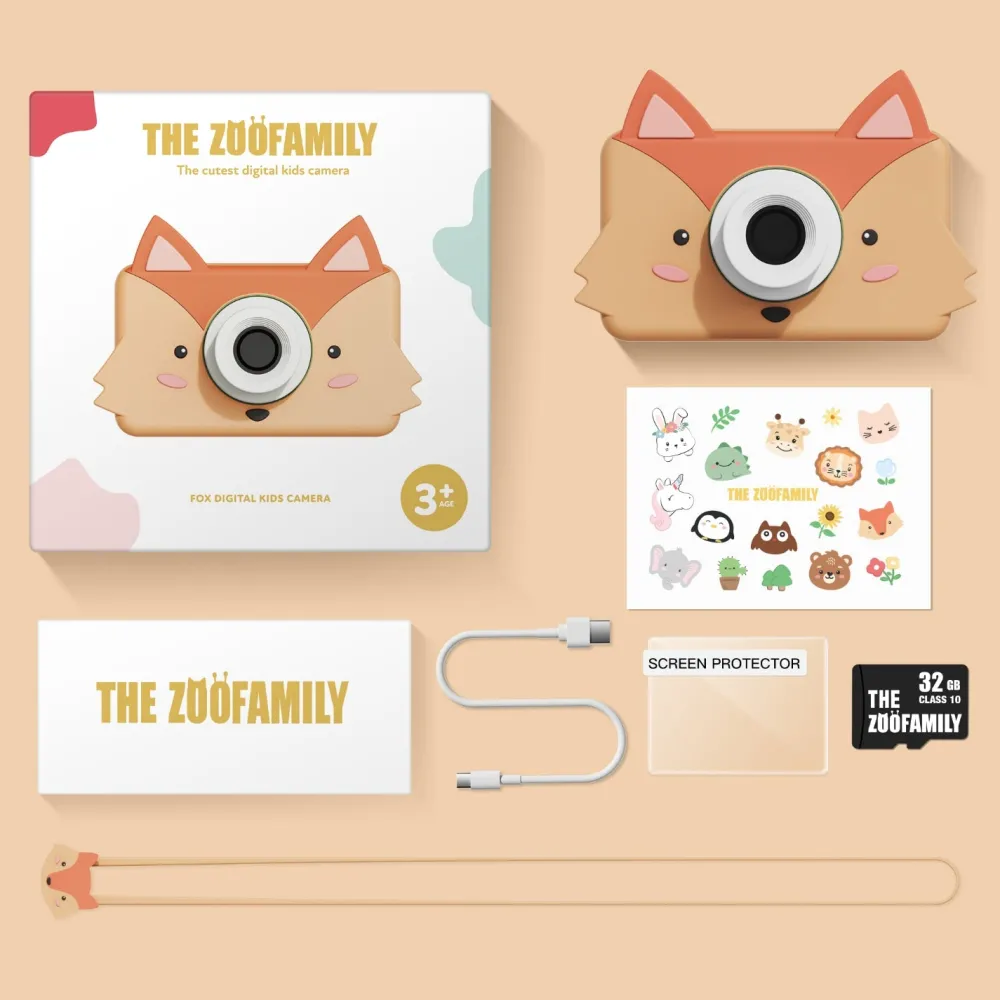 The Zoofamily Cámara Fotográfica Zoo Friends Fox ·*Niños Cámaras Infantiles
