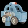 Little Dutch Coche de policía FSC ·*Niños Coches De Madera De Juguete Para Bebés|Coches De Juguete Para Bebés