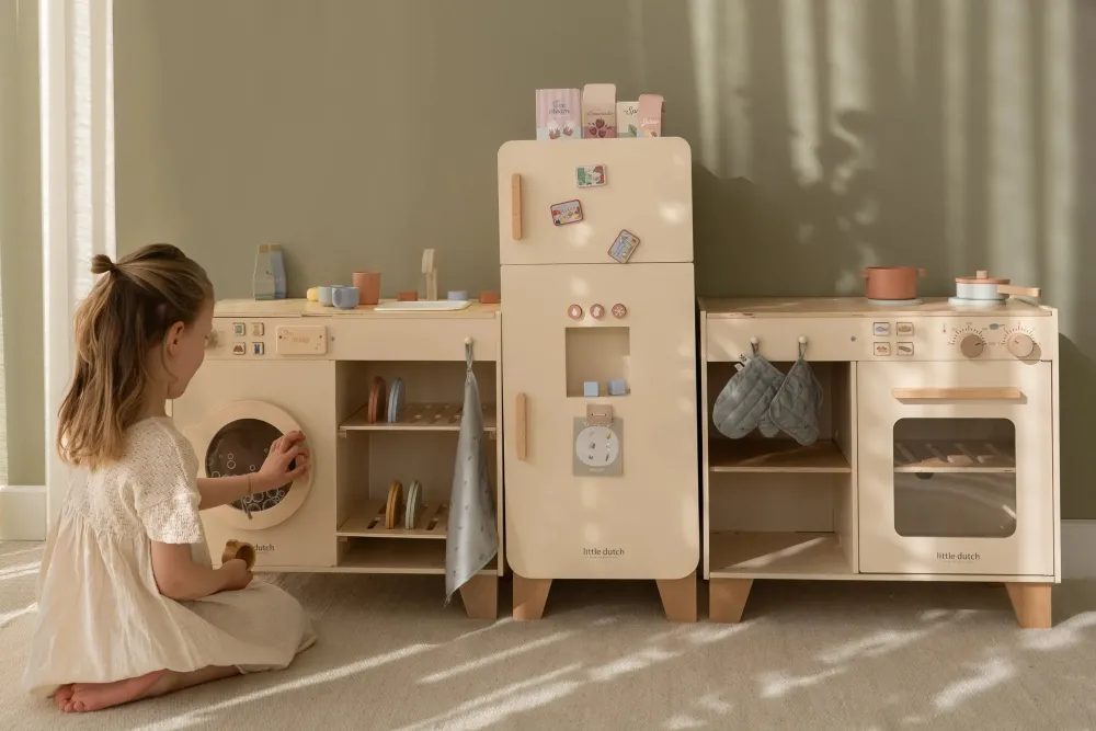 Little Dutch Cocina de Madera FSC ·*Niños Cocinas De Madera Y Accesorios Juguete|Juguetes Waldorf