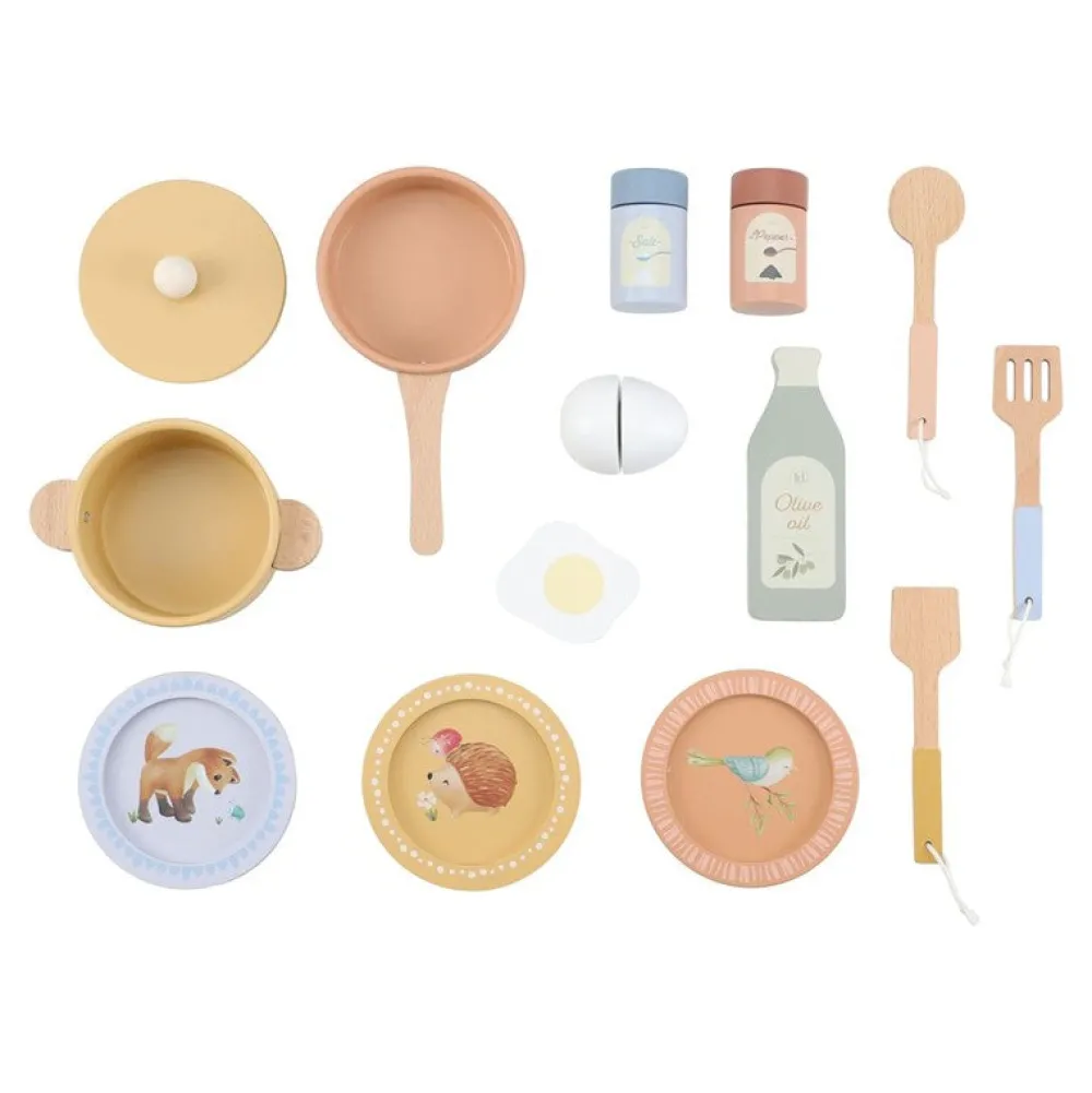 Little Dutch Cocina Menta ·*Niños Cocinas De Madera Y Accesorios Juguete|Juguetes Waldorf