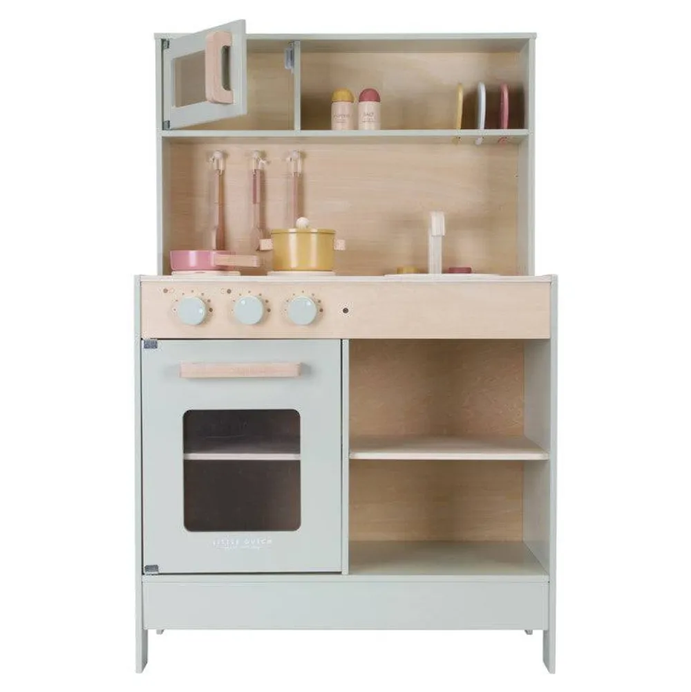 Little Dutch Cocina Menta ·*Niños Cocinas De Madera Y Accesorios Juguete|Juguetes Waldorf