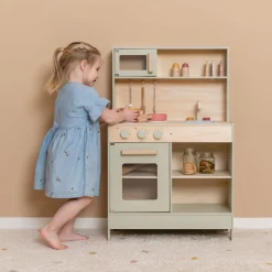 Little Dutch Cocina Menta ·*Niños Cocinas De Madera Y Accesorios Juguete|Juguetes Waldorf