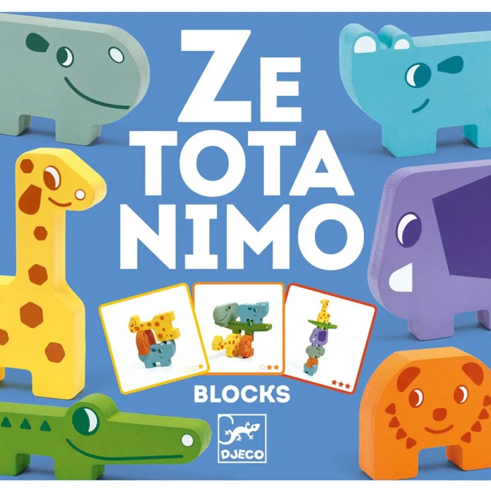Djeco Construcción Ze Totanimo ·*Niños Juguetes Apilables