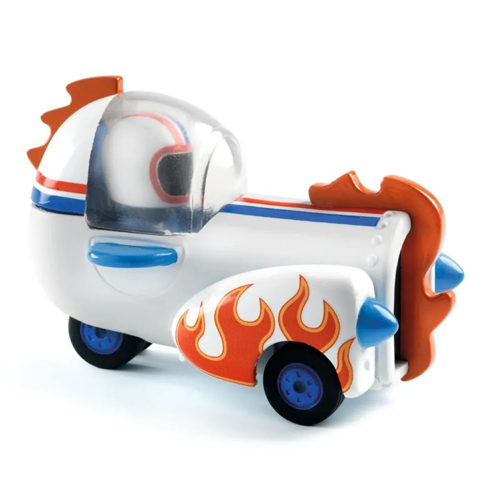 Djeco Crazy Motors Astro Rocket ·*Niños Coches De Metal De Juguete|Coches Crazy Motors De Djeco