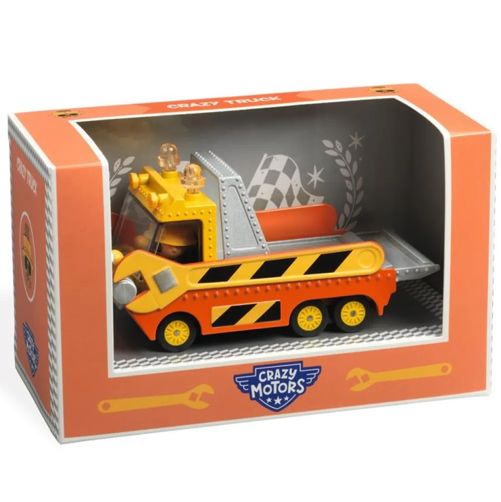 Djeco Crazy Motors Crazy truck ·*Niños Coches De Metal De Juguete|Coches Crazy Motors De Djeco