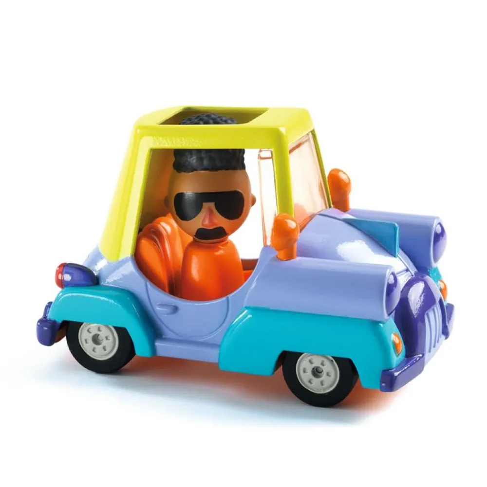 Djeco Crazy Motors Funky Bolide ·*Niños Coches De Metal De Juguete|Coches Crazy Motors De Djeco