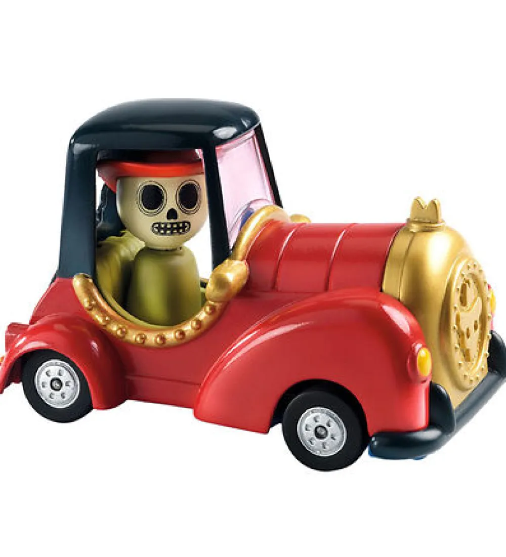 Djeco Crazy Motors Red Skull ·*Niños Coches De Metal De Juguete|Coches Crazy Motors De Djeco