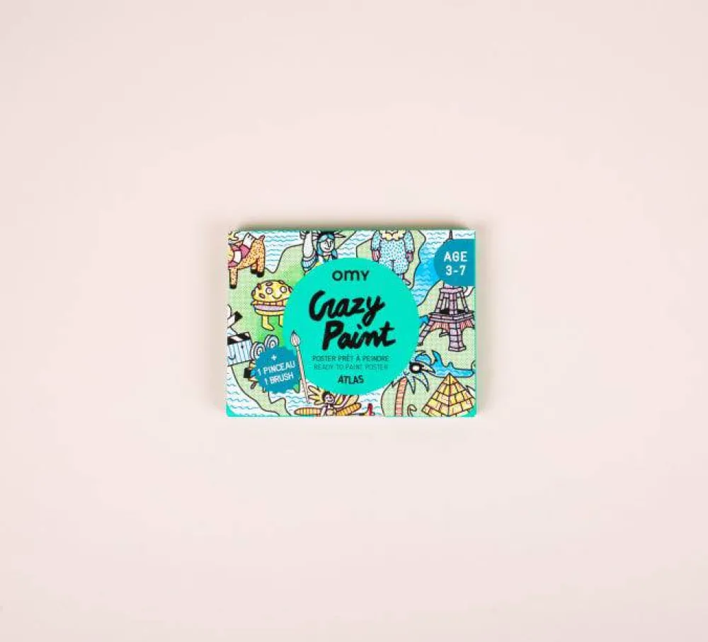 Omy Crazy Paint Atlas ·*Niños Juegos De Viaje