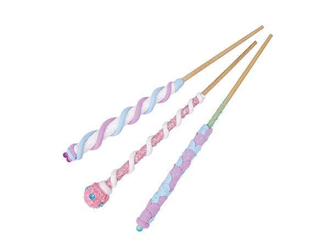 Tiger Tribe Crea Varitas Mágicas Pastel ·*Niños Kit De Manualidades