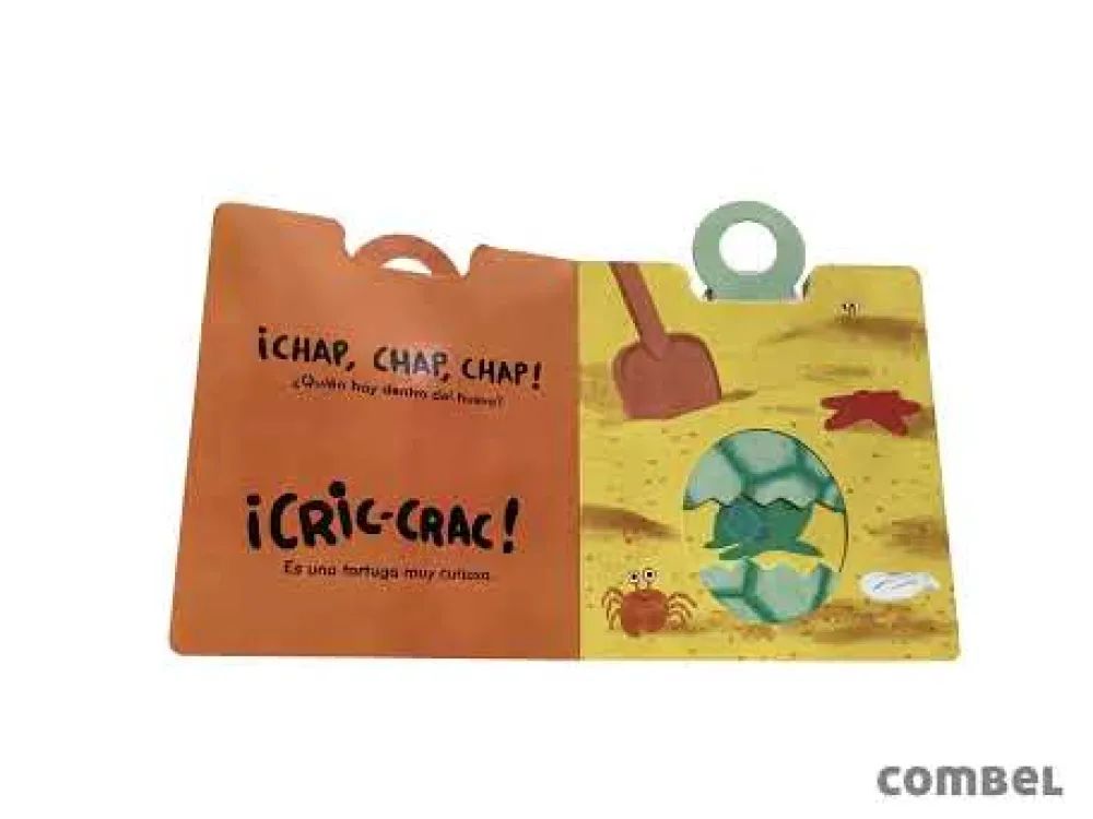 Combel Cric-crac, ¿quién hay?* Libros Sobre Primeras Experiencias|Libros Manipulativos