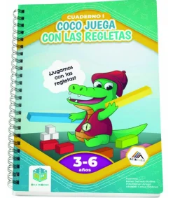 Átomo Games Cuaderno Coco Juega con las Regletas · Aula en Juego*Niños Libros Pasatiempos Para Niños Y Niñas|Átomo Games