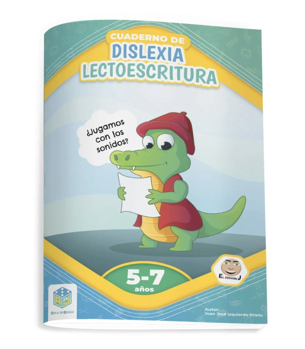 Átomo Games Cuaderno de dislexia lectoescritura · Aula en Juego*Niños Libros Pasatiempos Para Niños Y Niñas|Átomo Games