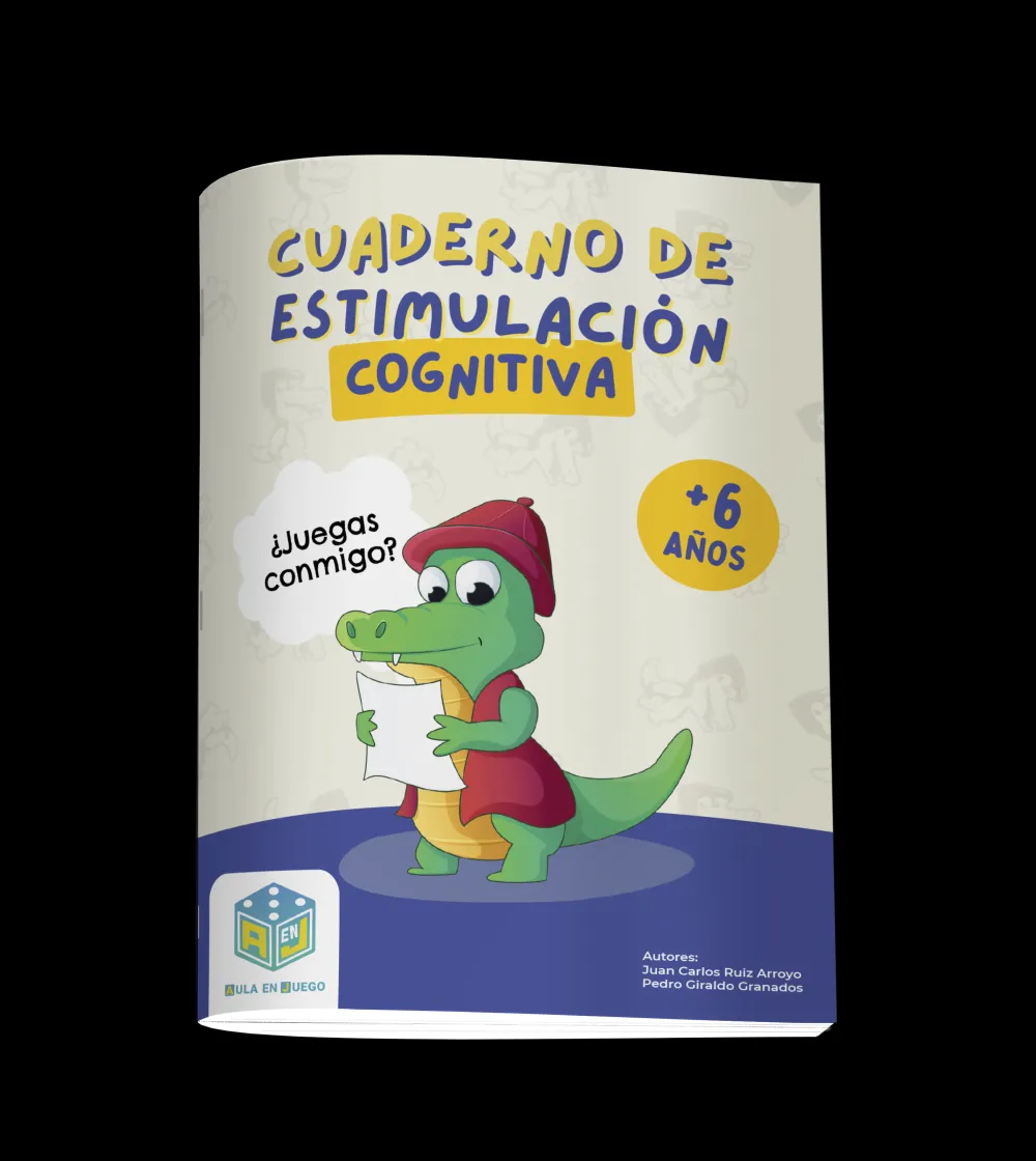 Átomo Games Cuaderno de estimulación cognitiva 6 años · Aula en Juego*Niños Libros Pasatiempos Para Niños Y Niñas|Átomo Games