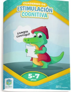 Átomo Games Cuaderno de estimulación cognitiva 5-7 años · Aula en Juego*Niños Libros Pasatiempos Para Niños Y Niñas|Átomo Games