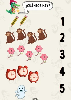 Átomo Games Cuaderno de estimulación cognitiva 4 años · Aula en Juego*Niños Libros Pasatiempos Para Niños Y Niñas|Átomo Games