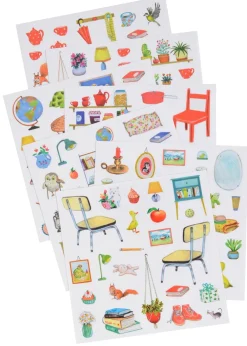 Moulin Roty Cuaderno de pegatinas Gran Familia ·*Niños Juegos De Viaje