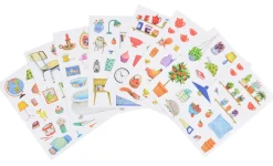 Moulin Roty Cuaderno de pegatinas Gran Familia ·*Niños Juegos De Viaje
