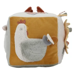 Little Dutch Cubo Blandito de Actividades Pequeña Granja ·*Niños Juguetes Montessori|Juguetes De Estimulación Para Bebé