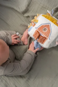 Little Dutch Cubo Blandito de Actividades Pequeña Granja ·*Niños Juguetes Montessori|Juguetes De Estimulación Para Bebé