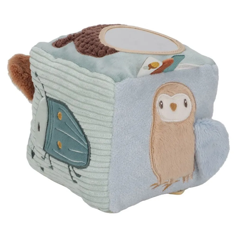 Little Dutch Cubo Blandito de Actividades Forest Friends ·*Niños Juguetes Montessori|Juguetes De Estimulación Para Bebé