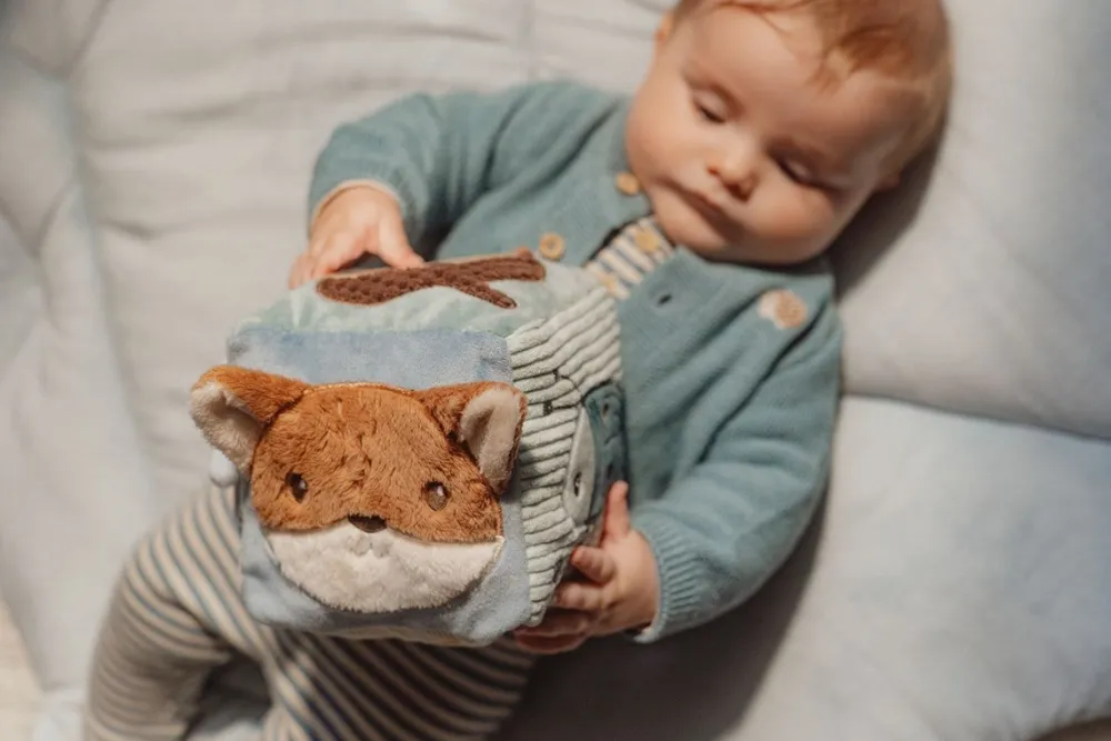 Little Dutch Cubo Blandito de Actividades Forest Friends ·*Niños Juguetes Montessori|Juguetes De Estimulación Para Bebé