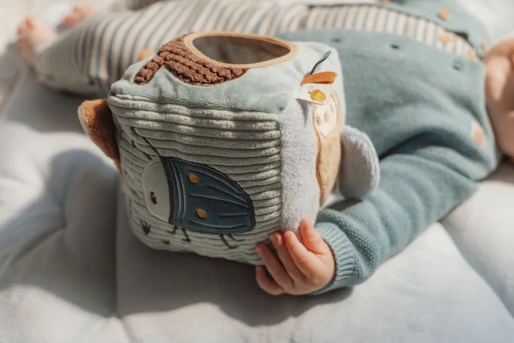 Little Dutch Cubo Blandito de Actividades Forest Friends ·*Niños Juguetes Montessori|Juguetes De Estimulación Para Bebé