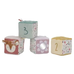 Little Dutch Cubos Blanditos Apilables Fairy Garden ·*Niños Juguetes Montessori|Juguetes De Estimulación Para Bebé