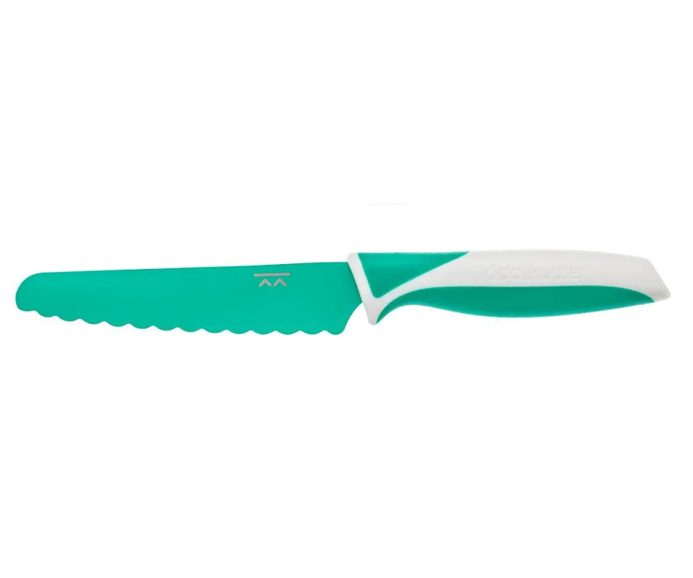 KiddiKutter Cuchillo Autonomía · Verde*Niños Accesorios De Cocina Para Niños|Baby-Led Weaning Y Accesorios Alimentación