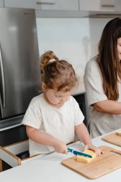 KiddiKutter Cuchillo autonomía Azul*Niños Accesorios De Cocina Para Niños