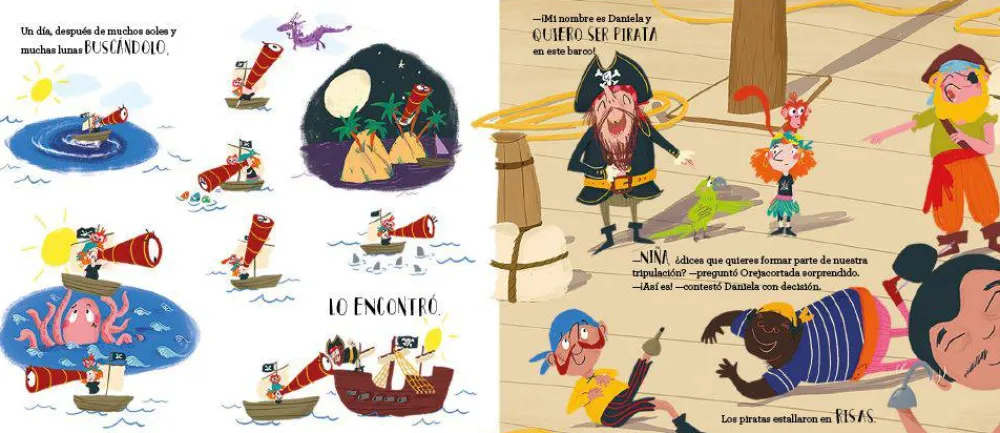 Nubeocho Daniela pirata* Álbumes Ilustrados Infantiles