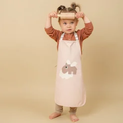 Done by Deer Delantal impermeable Happy Clouds Powder ·*Niños Accesorios De Cocina Para Niños