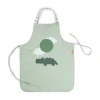 Done by Deer Delantal impermeable Happy Clouds Green ·*Niños Accesorios De Cocina Para Niños